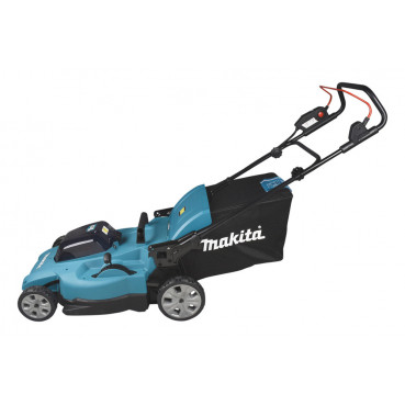 Tondeuse Makita 53cm LXT 36 Volts 2 x 18 Volts - sans fil Lithium (Li-Ion) - 5 Ah - diamètre lame 53cm - hauteur tonte 20 à 100mm - surface tonte 700m² | DLM538CT2