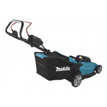 Tondeuse Makita 53cm LXT 36 Volts 2 x 18 Volts - sans fil Lithium (Li-Ion) - 5 Ah - diamètre lame 53cm - hauteur tonte 20 à 100mm - surface tonte 700m² | DLM538CT2