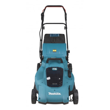 Tondeuse Makita 53cm LXT 36 Volts 2 x 18 Volts - sans fil Lithium (Li-Ion) - 5 Ah - diamètre lame 53cm - hauteur tonte 20 à 100mm - surface tonte 700m² | DLM538CT2