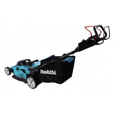 Tondeuse Makita 53cm LXT 36 Volts 2 x 18 Volts - sans fil Lithium (Li-Ion) - 5 Ah - diamètre lame 53,4cm - surface tonte 800m² - hauteur tonte 20 à 100mm | DLM539CT2