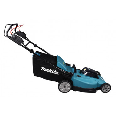 Tondeuse Makita 53cm LXT 36 Volts 2 x 18 Volts - sans fil Lithium (Li-Ion) - 5 Ah - diamètre lame 53,4cm - surface tonte 800m² - hauteur tonte 20 à 100mm | DLM539CT2