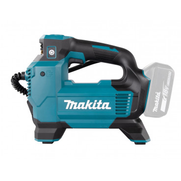 Gonfleur Makita LXT 18 Volts - sans fil Lithium (Li-Ion) - 11,1 bars - 161 psi - (Produit seul) - longueur du tuyau 0,65m - poids 2,1kg | DMP181Z