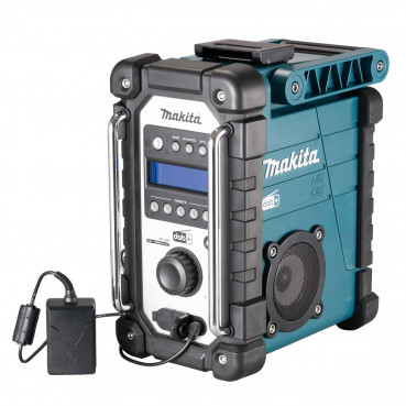 Radio de chantier Makita LXT / 230 V 12 à 18 Volts - sans fil Lithium (Li-Ion) / 230 V - (Produit seul) - IP 64 - poids 4,6kg | DMR110N