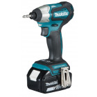 Image du produit : Visseuse à chocs Makita LXT 18 Volts - sans fil Lithium (Li-Ion) - 3 Ah - 140 Nm - carré 1/4" | DTD155RFJ