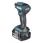 Image du produit : Visseuse à chocs Makita LXT 18 Volts - sans fil Lithium (Li-Ion) - 5 Ah - 8 modes - 180 Nm - poids 0,85kg | DTD172RTJ