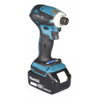 Image du produit : Visseuse à chocs Makita LXT 18 Volts - sans fil Lithium (Li-Ion) - 5 Ah - 8 modes - 180 Nm - poids 0,85kg | DTD172RTJ