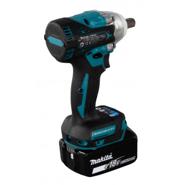 Boulonneuse à chocs Makita LXT 18 Volts - sans fil Lithium (Li-Ion) - 5 Ah - 330 Nm | DTW301RTJ