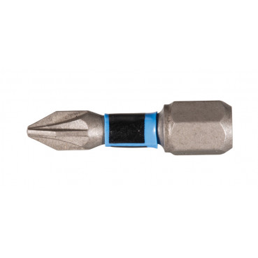 Embout pour vissage à chocs (Impact Premier) 25mm POZIDRIV - PZ1, Hexa 1/4" - 2 pièce(s) Makita | E-03165