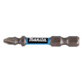 Embout pour vissage à chocs (Impact Premier) 50mm POZIDRIV - PZ2, Hexa 1/4" - 2 pièce(s) Makita | E-03305