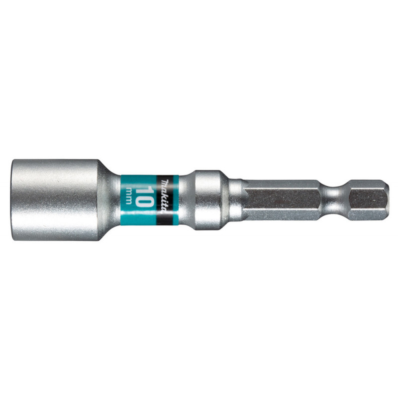 Douille de vissage magnétique pour visseuse pour vissage à chocs (Impact Premier) - H10 65mm - 1/4" Makita | E-03470