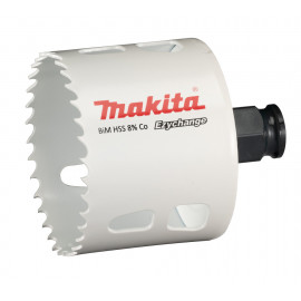 Scie cloche Makita BiM, 64mm Ezychange - diamètre 64mm - profondeur maxi de perçage 44mm - 1 pièce(s) | E-03888