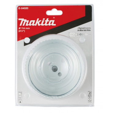 BIM Heresaw, 114mm Ezychange - diamètre 114mm - profondeur maxi de perçage 44mm - 1 pièce(s) Makita | E-04020