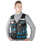 Image du produit : Veste Makita bricolage Makita gilet porte outils - poids 0,870kg | E-05636