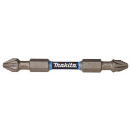 Embout double 65mm pour vissage à chocs (Impact Premier) POZIDRIV - PZ2 - PZ2 Hexa 1/4" 79mm - 2 pièce(s) Makita | E-06292