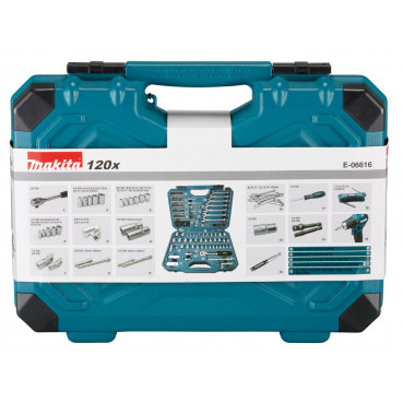 Coffret Makita 120 Outils à main | E-06616