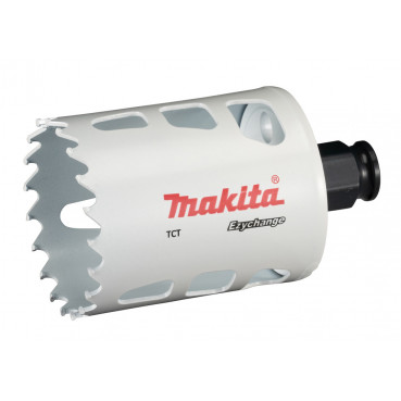 Scie cloche Makita multi-matériaux T.C.T, 54mm Ezychange - diamètre 54mm - profondeur maxi de perçage 60mm - 1 pièce(s) | E-06731