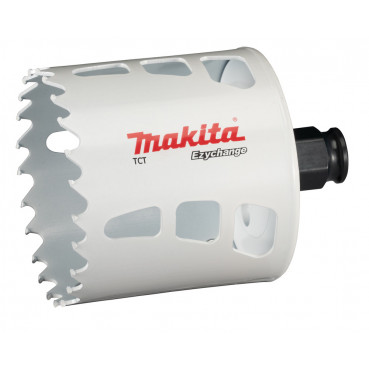 Scie cloche Makita multi-matériaux T.C.T, 70mm Ezychange - diamètre 70mm - profondeur maxi de perçage 60mm - 1 pièce(s) | E-06781