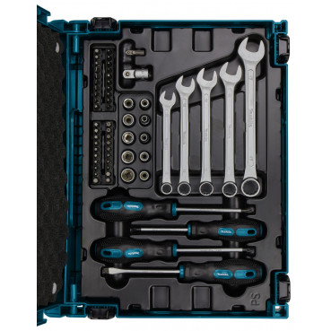 Coffret Makita d'outillage à main complet MAKPAC 87 Outils à main - 87 pièce(s) | E-11542