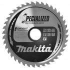 Image du produit : Lame CIRCULAIRE EFFICUT BOIS COMPOSITE 185x30mm 40D - diamètre 185mm - alésage 30mm - coupe-saignée 1,5mm - 40 dents Makita | E-12245