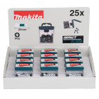 Image du produit : Master Carton 12 x Packs embout de vissage à chocs (Impact Black) PHILLIPS PH2 25mm - 25 pièce(s) Makita | E-12360-12