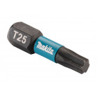 Image du produit : Pack embout de vissage à chocs (Impact Black) TORX - T25 25mm - 25 pièce(s) Makita | E-12398