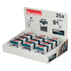 Image du produit : Master Carton 12 x Packs embout de vissage à chocs (Impact Black) TORX T25 25mm - 25 pièce(s) Makita | E-12398-12