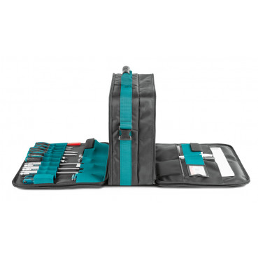 Sac malette à bandoulière porte outils pour technicien compartiment pour ordinateur et outillage Makita | E-15475