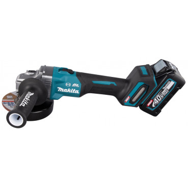 Meuleuse Makita Ø 125mm XGT 40 Volts MAX Lithium (Li-Ion) - 4 Ah - filetage M14 | GA005GM201