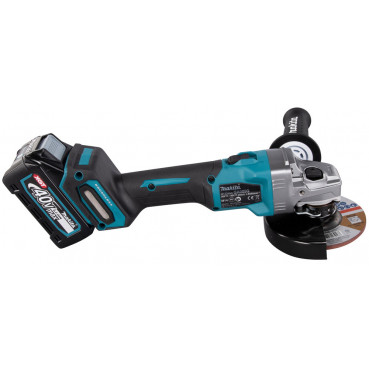 Meuleuse Makita Ø 125mm XGT 40 Volts MAX Lithium (Li-Ion) - 4 Ah - filetage M14 | GA005GM201