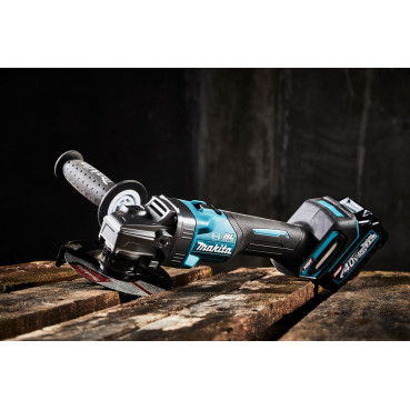 Meuleuse Makita Ø 125mm XGT 40 Volts MAX Lithium (Li-Ion) - 4 Ah - filetage M14 | GA005GM201